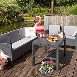 Acheter Keter Table de jardin Lyon Graphite 232300