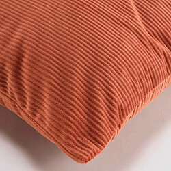 Avis Paris Prix Coussin Déco en Velours Casual 40x40cm Terracotta