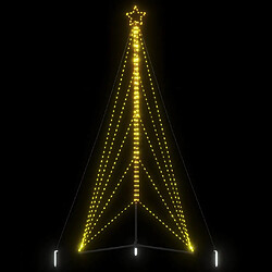 vidaXL Guirlande de sapin de Noël 615 LED blanc chaud 400 cm