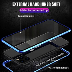 Avis Wewoo Coque Rigide Etui de protection contre les chutes Imperméable Tout Bleu Magneto Shell Series pour iPhone 11 PC Bleu