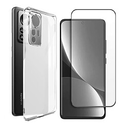 Film verre trempé pour Xiaomi 12 5G 6.28" + Coque de protection souple -Visiodirect-