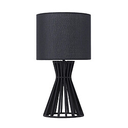 Beliani Lampe de table noir CARRION