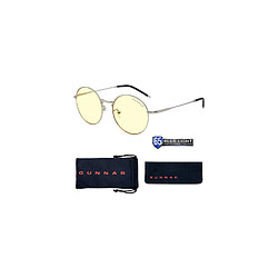 Acheter Lunettes Gunnar Anti lumière bleue et Anti Fatigue - ELLIPSE SILVER | AMBER (65% de filtration)