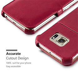 Cadorabo Etui Samsung Galaxy S6 EDGE en Rouge Coque pas cher