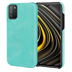 Coque en TPU + PU antichoc Matcha vert pour votre Xiaomi Poco M3