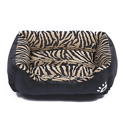 Wewoo Panier pour chien Coussin Tapis de en peluche pour chien, animal chaud et chaud, quatre saisons, pour taille: S, 43 × 32 × 10 cm (Noir)