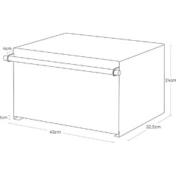 Avis Yamazaki Boîte à pain en métal Tosca.
