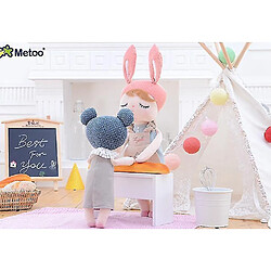 Avis Universal Rabbit de 33 cm, Soft Crystal Velvet Children's Sleeping Compan | Planchers (rose)