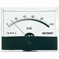 Voltcraft Indicateur de tension du courant coutinu AM-86X65/100mA/DC 100mA VOLCRAFT