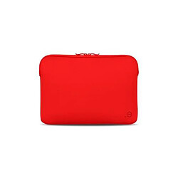 be.ez Housse pour MacBook 12 Pouces Édition LA Robe One avec Fermeture Éclair Rouge