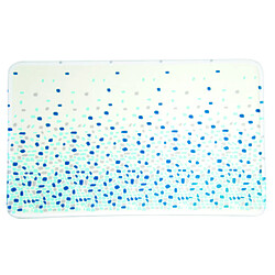 MSV Tapis de bain Microfibre 45x75cm BREST Bleu