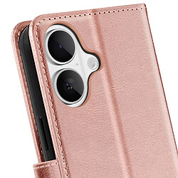 Acheter Mayaxess Étui pour iPhone 16 Portefeuille avec Dragonne Rose Champagne