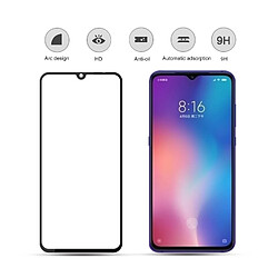 Wewoo Film de verre trempé de plein écran incurvé par colle complète mocolo 0.33mm 9H 3D pour Xiaomi Mi CC9