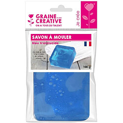 Avis Graines Creatives Pain de 100 grs de savon translucide bleu