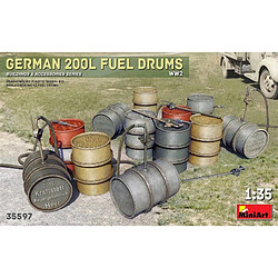 Mini Art German 200l Fuel Drums Ww2 - Décor Modélisme