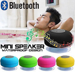 Universal Haut-parleur Bluetooth en haut-parleurs sans fil imperméables, pour douches, salle de bain, piscine, voiture, plage et extérieur