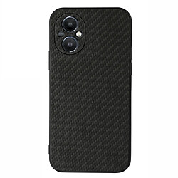 Coque en TPU + PU anti-scratch, texture en fibre de carbone, noir pour votre OnePlus Nord N20 5G