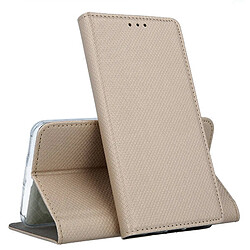 Htdmobiles Housse pour Apple iPhone 15 Pro - etui coque pochette portefeuille + film ecran - OR MAGNET