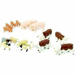 Britains - Bri43096 - Véhicule Miniature - Modèle À L'échelle - Assortiment De 17 Animaux - Echelle 1/32