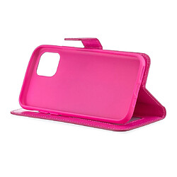 Wewoo Coque Étui en cuir à rabat pour porte-cartes et porte-cartes cadre photo et cadre iPhone 11 Pro rose pas cher