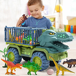 Acheter Universal Tyrannosaurus Rex Voiture Jouet Dinosaure Transport Voiture Camion Jouet Retour Jouet avec Dinosaure Cadeau Pour L'Anniversaire D'un Garçon Voiture Jouet Moulée Sous Pression(Vert)