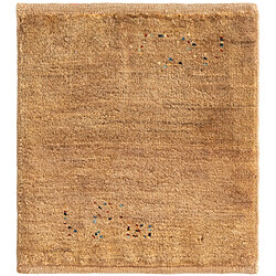 Vidal Tapis de laine 50x45 brun Gabbeh