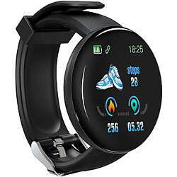 Wewoo Bracelet connecté D18 1.3inch TFT écran couleur Smart Watch IP65 étancherappel d'appel de soutien / surveillance de la fréquence cardiaque / de la pression artérielle / du sommeil Noir