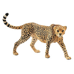 Schleich Figurine Guépard Femelle Collection Wildlife avec une Fourrure Tachetée Léopard