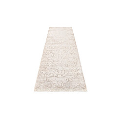 Vidal Tapis de couloir en laine 302x79 brun Darya pas cher