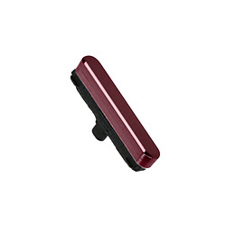 Avizar Clappio Bouton Power pour Samsung Galaxy S22 Ultra Bordeaux