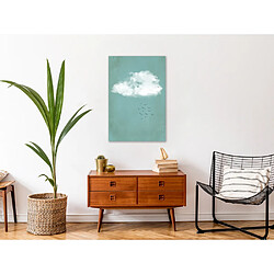 Jardindeco Tableau - Cumulus and Birds (1 Part) Vertical 120 x 80 cm