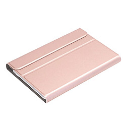 Avis Wewoo Étui amovible en cuir pour clavier Bluetooth A05B 3.0 ultra-mince ABS iPad mini 5/4/3/2avec support Or rose