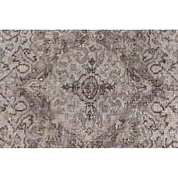 Avis Vidal Tapis de laine 262x155 gris Ultra Vintage