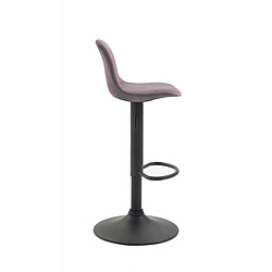 Avis Non Tabouret de bar Kiel tissu noir