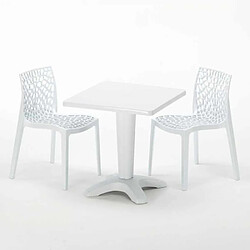 Avis Grand Soleil Table et 2 chaises colorées polypropylen