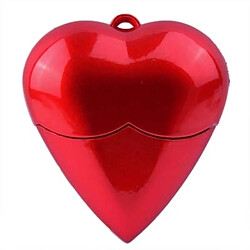 Wewoo Clé USB rouge Disque flash USB de style coeur de 16 Go