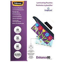 Fellowes pochettes a plastifier - A4 - brillante - 160 microns - 25 pcs