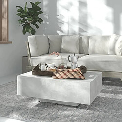 Maison Chic Table basse,Table Console Table d'appoint, Table pour salon Gris béton 85x55x31 cm Aggloméré -MN65115