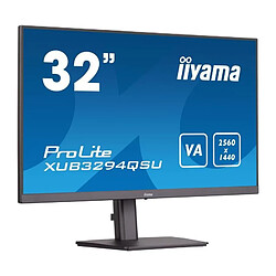 Avis Ecran PC - IIYAMA - XUB3294QSU-B1 - 31,5 VA LED WQHD 2560 x 1440 - 4ms - 75Hz - HDMI DP