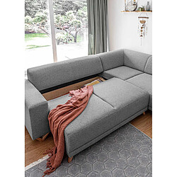 Acheter Bestmobilier Bella - canapé d'angle L convertible - 5 places - avec coffre - droit