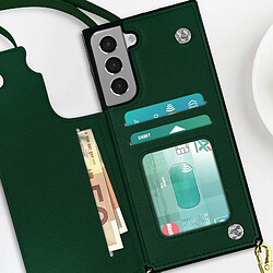 Avis Avizar Coque Cordon Samsung Galaxy S21 Multifonction avec Lanière vert