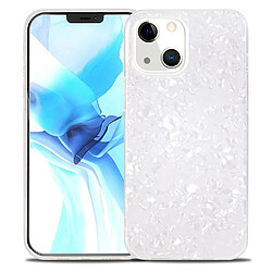 Coque en TPU + acrylique IPAKY IMD, antichoc blanc pour votre iPhone 13 6.1 pouces