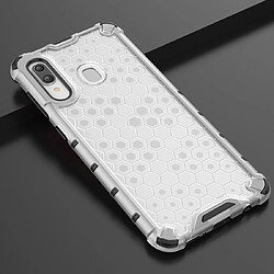 Wewoo Coque Rigide Etui antichoc en nid d'abeille PC + TPU pour Galaxy A30 Gris