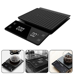 Universal 3kg/0.1G Intelligent Liquid Coffee Scale and Timer Portable Electronic Digital Kitchen Scale High Precision LCD Coffee Pot Balance