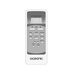 Climatiseur OCEANIC reversible mobile - monobloc - 3530 W - 12000 BTU - Chaud/Froid - Programmable - Classe energetique A