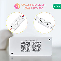 ZigBee Interrupteur sans fil Nous L6Z - Interrupteur connecté DIY module avec minuterie, Alexa domotique maison Tuya Smart Life, LED relais 220V Nest Google Home Assistant ZigBee2MQTT. Hub 3.0 requis pas cher