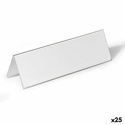 Plaque d'identification Durable Bureau PVC Transparent 10,5 x 29,7 cm (25 Unités)