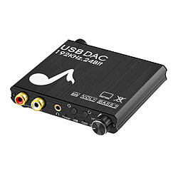 192KHz USB DAC En Alliage D'aluminium Numérique SPDIF Coaxial à Analogique Convertisseur, Bonne Compatibilité