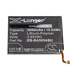 vhbw batterie remplace Samsung EB-BA505ABN, EB-BA505ABU, GH82-19269A pour smartphone (3900mAh, 3.9V, Li-Polymère)