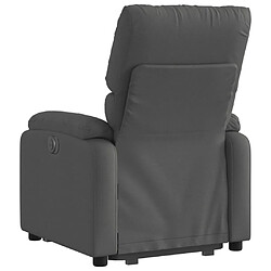 Acheter Maison Chic Fauteuil Relax pour salon, Fauteuil inclinable électrique gris foncé tissu -GKD76512